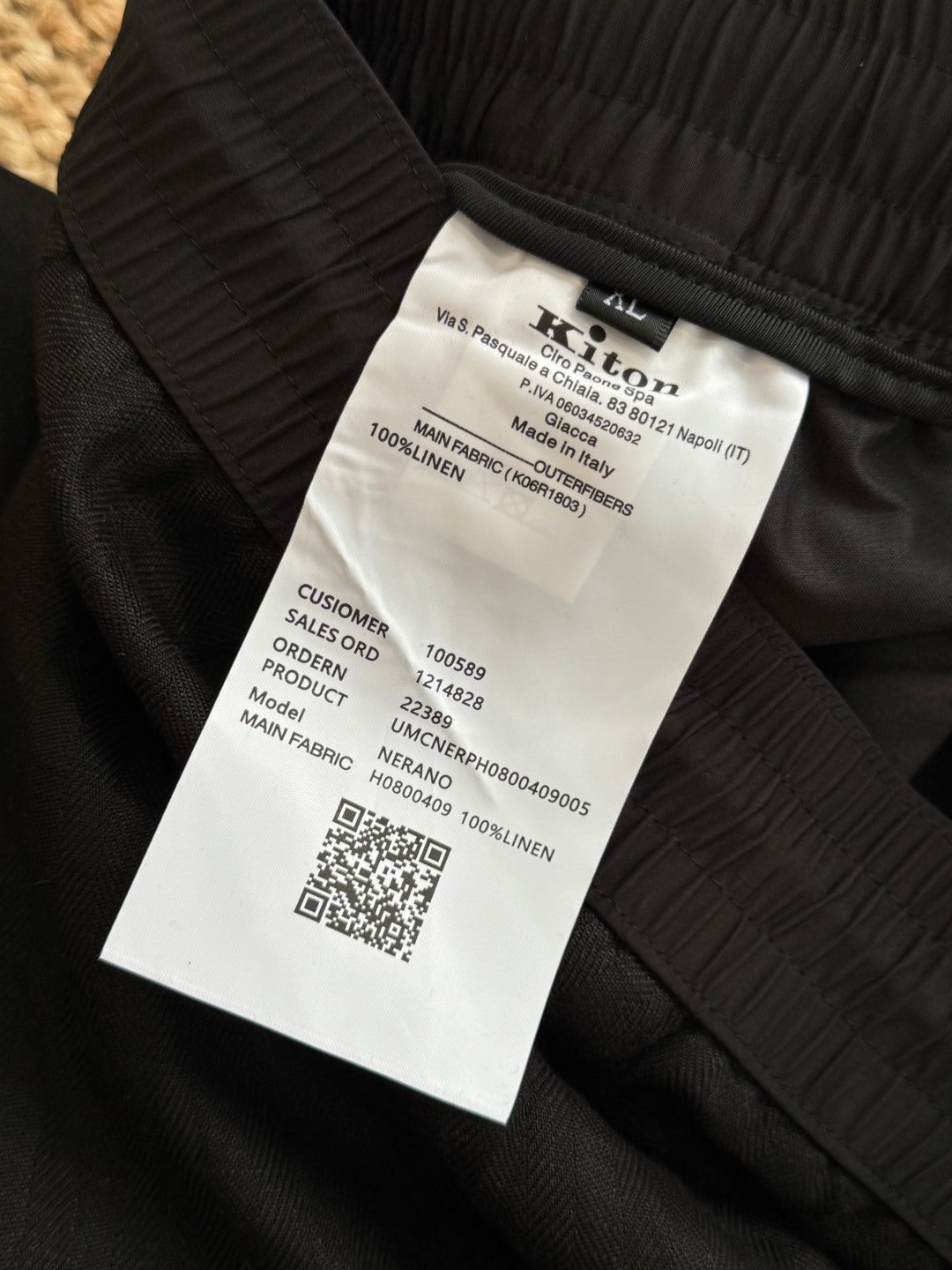 Ermenegildo Zegna Schwarze Freizeit Hose