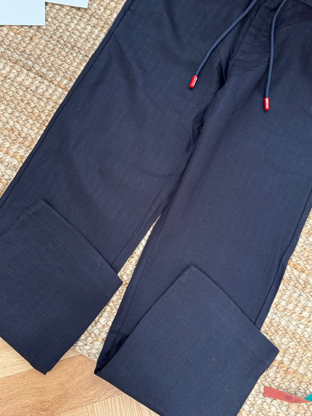 Ermenegildo Zegna Schwarze Stoffhose