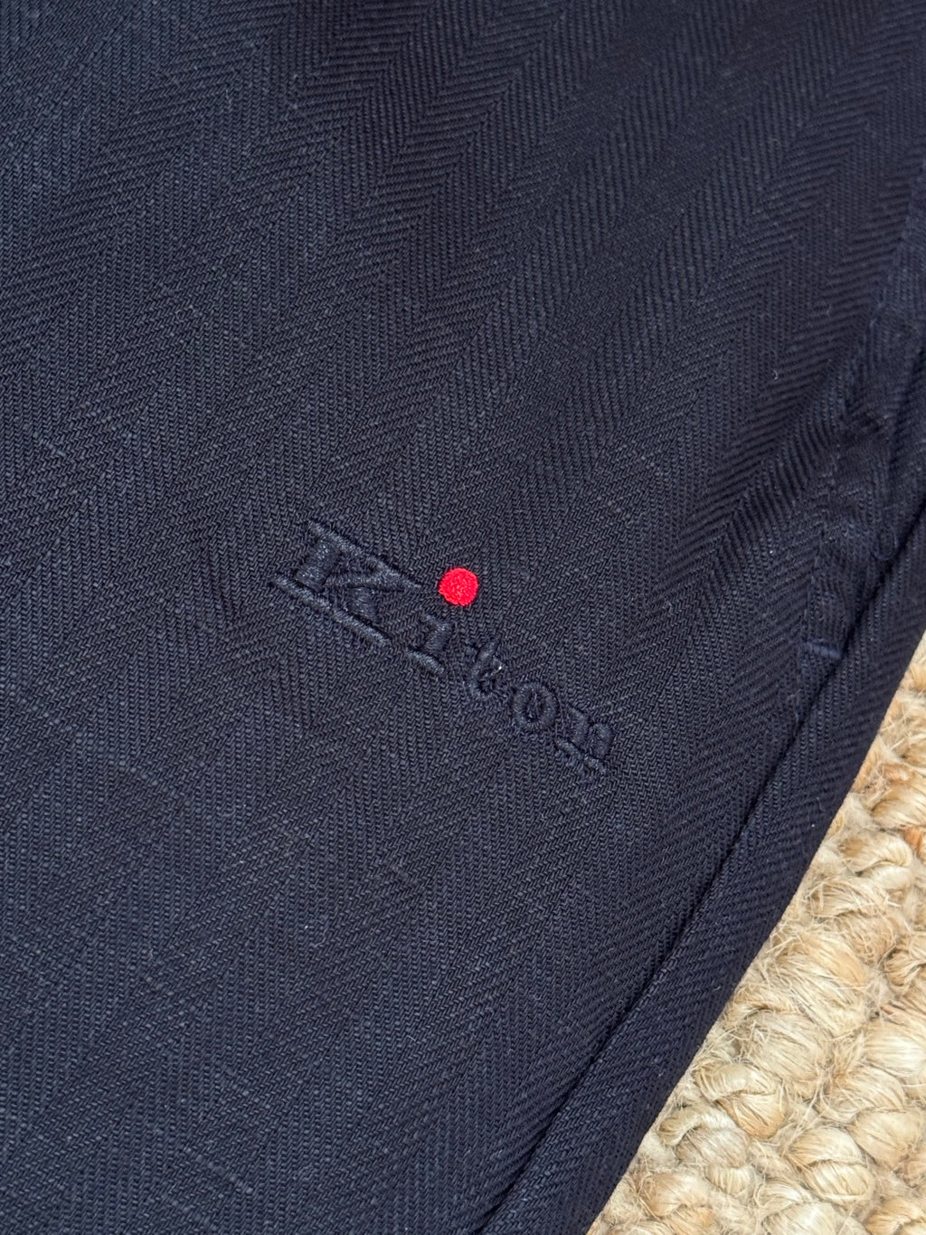 Ermenegildo Zegna Schwarze Stoffhose