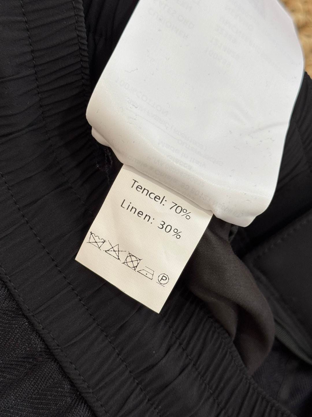 Ermenegildo Zegna Schwarze Stoffhose