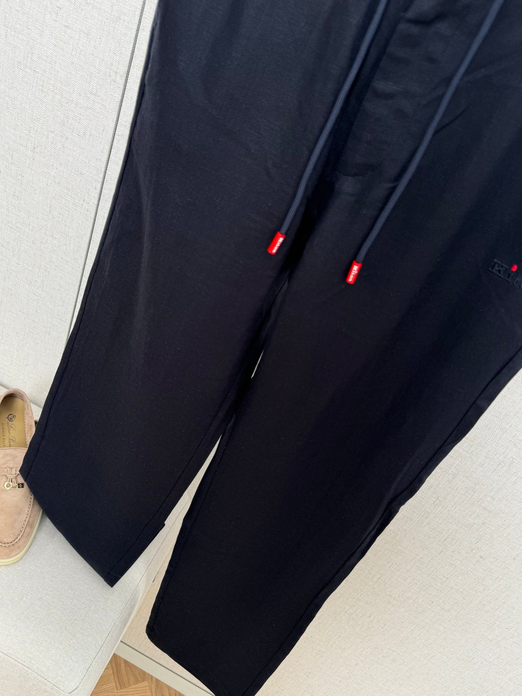 Ermenegildo Zegna Schwarze Stoffhose