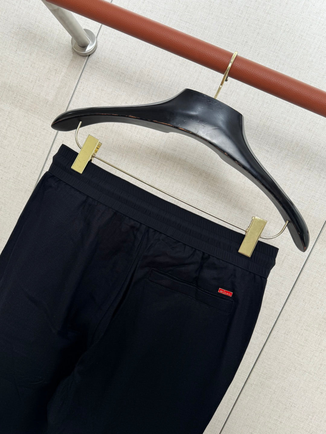 Ermenegildo Zegna Schwarze Stoffhose