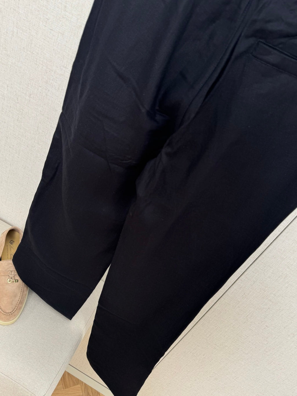 Ermenegildo Zegna Schwarze Stoffhose