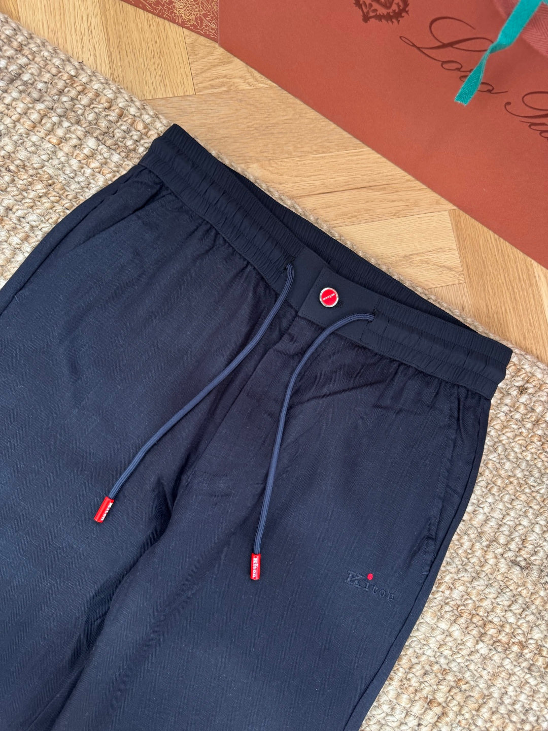 Ermenegildo Zegna Schwarze Stoffhose