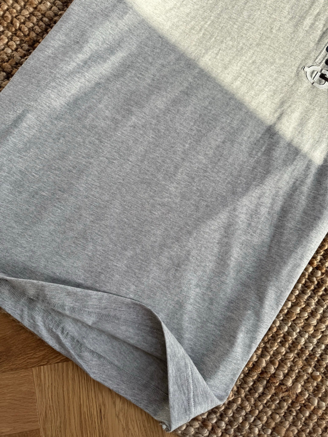 Hermès Graues Logo-T-Shirt