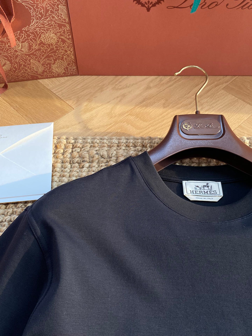 Hermès Schwarzes T-Shirt