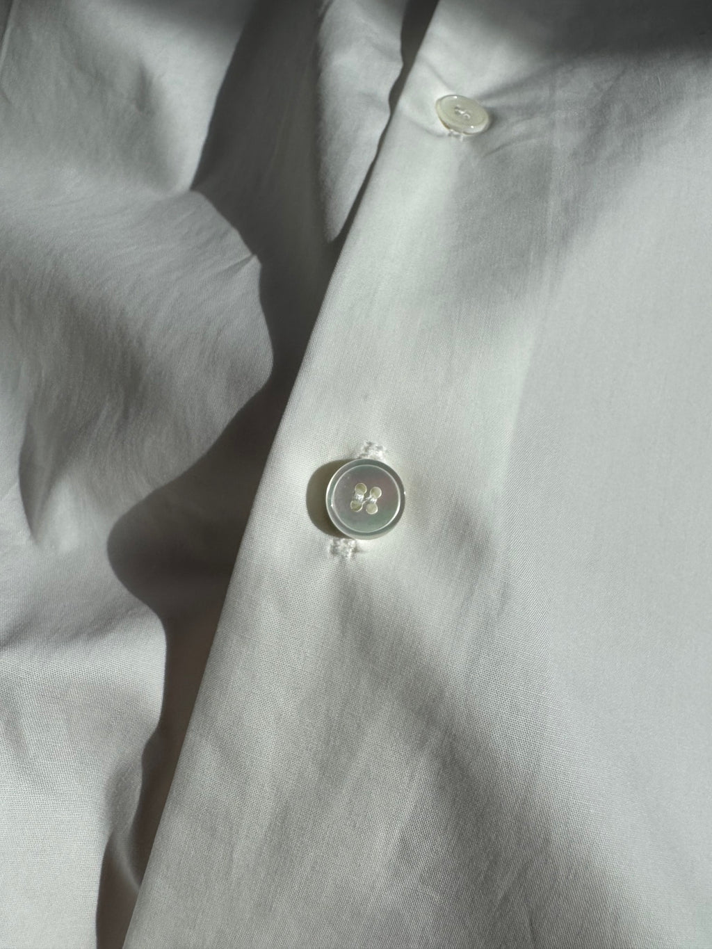 Hermès Weisse Stehkragen Bluse