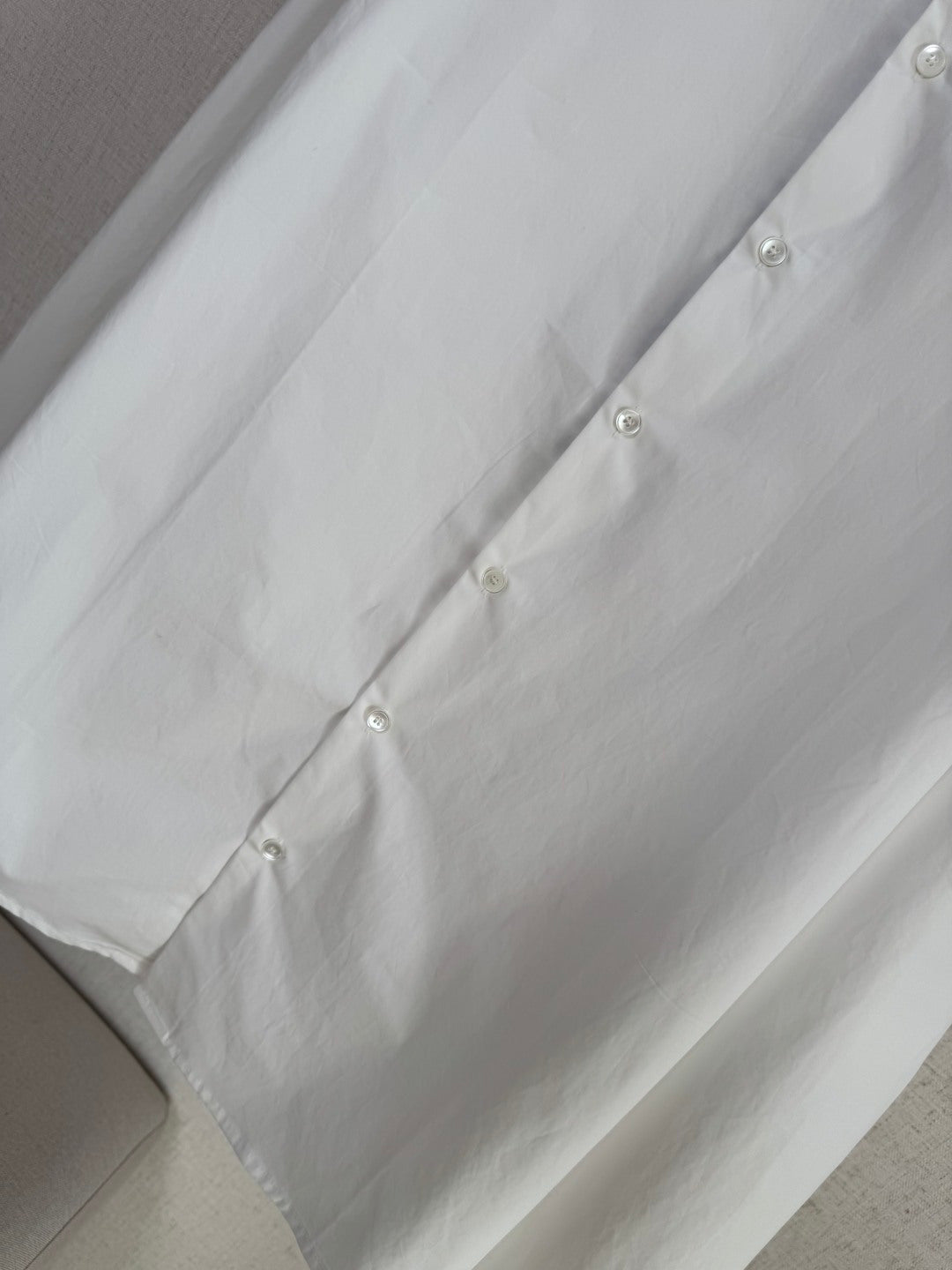 Hermès Weisse Stehkragen Bluse