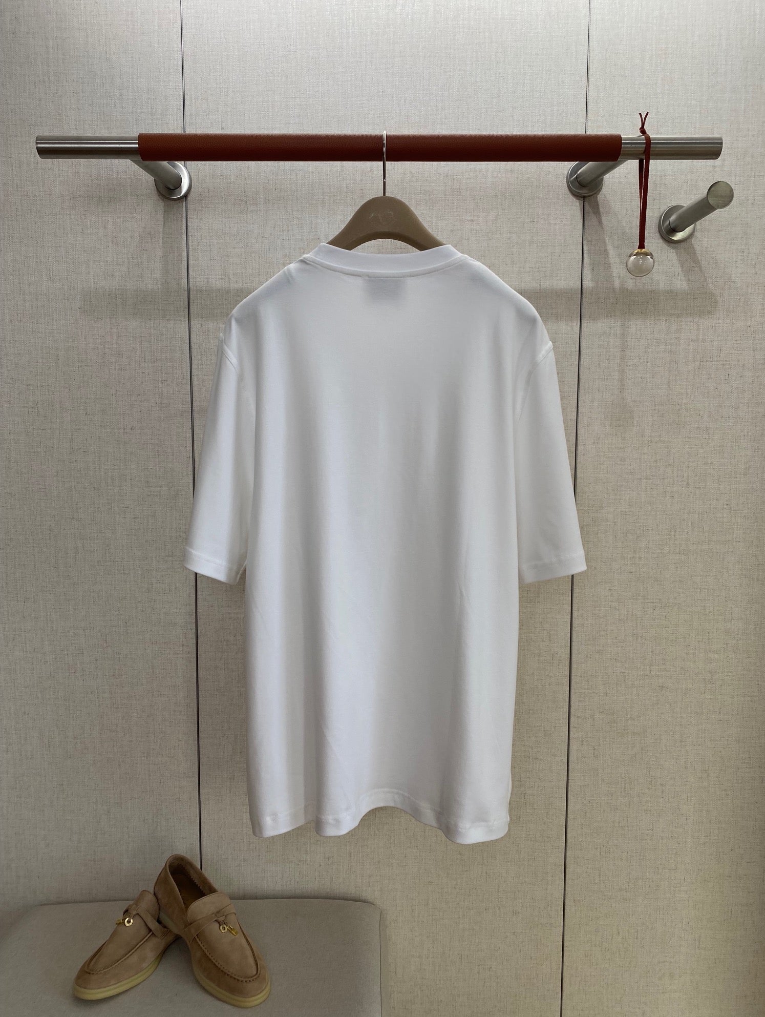 Hermès Weisses Grafik-T-Shirt