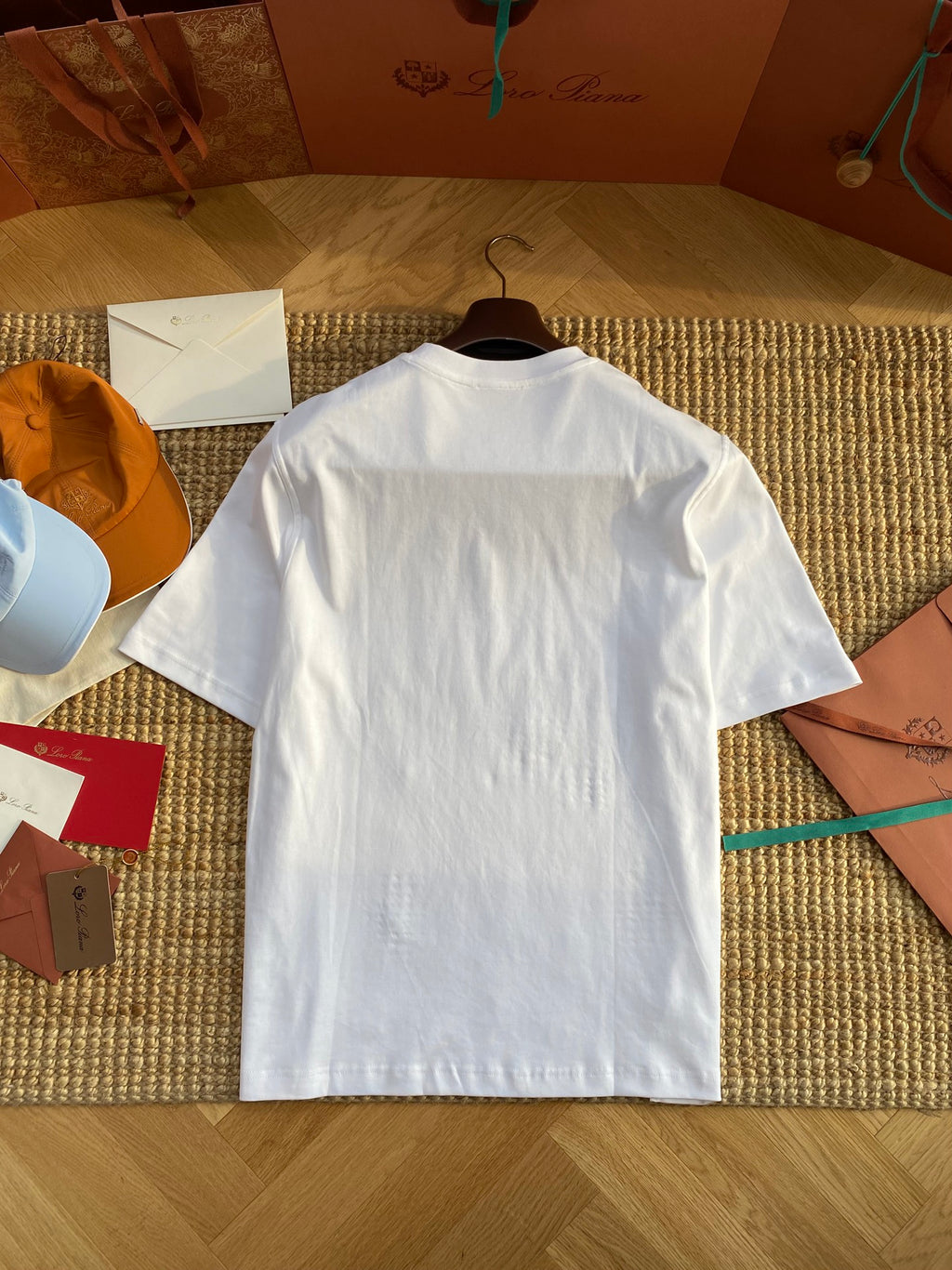 Hermès Weisses Grafik-T-Shirt