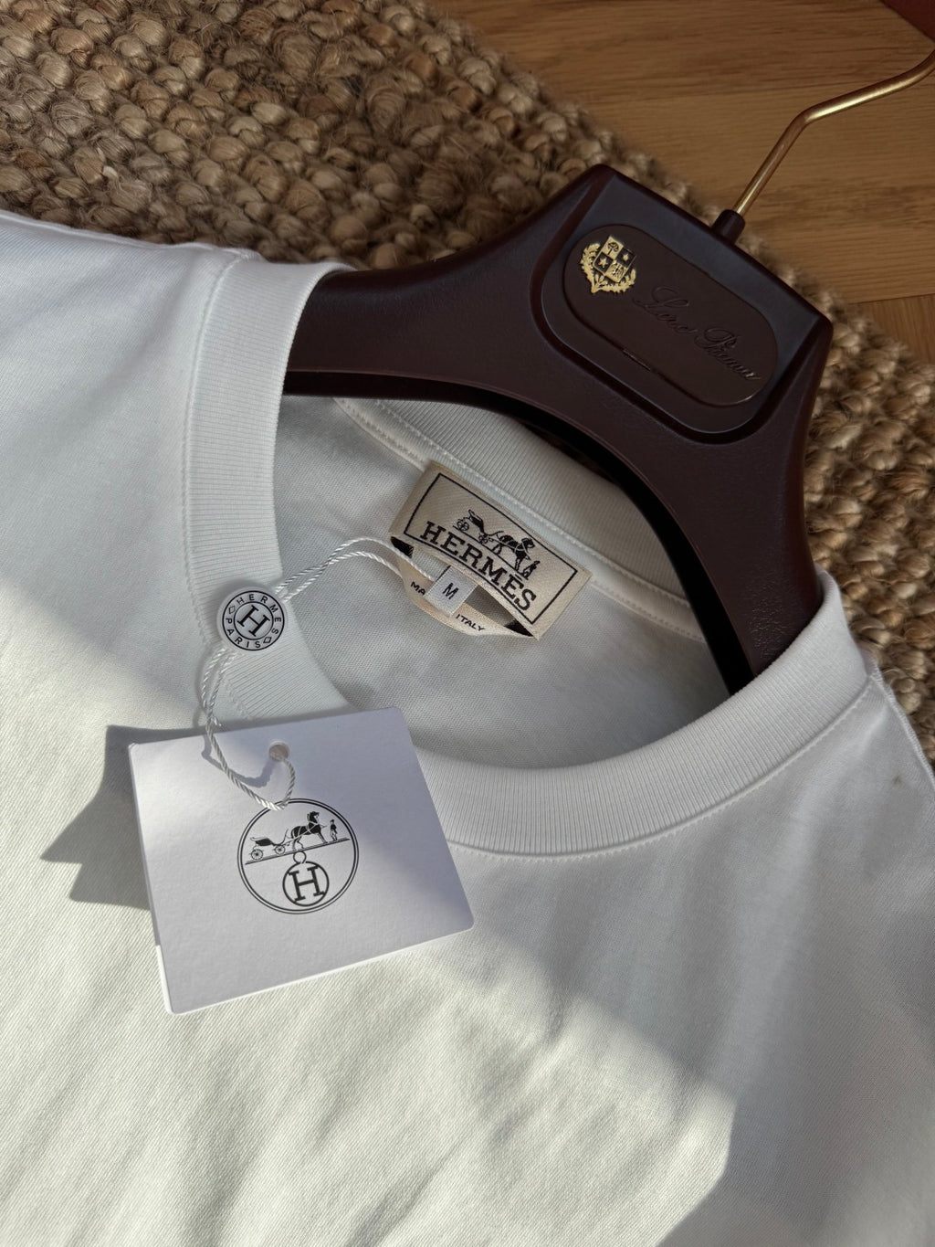 Hermès Weisses Logo-T-Shirt