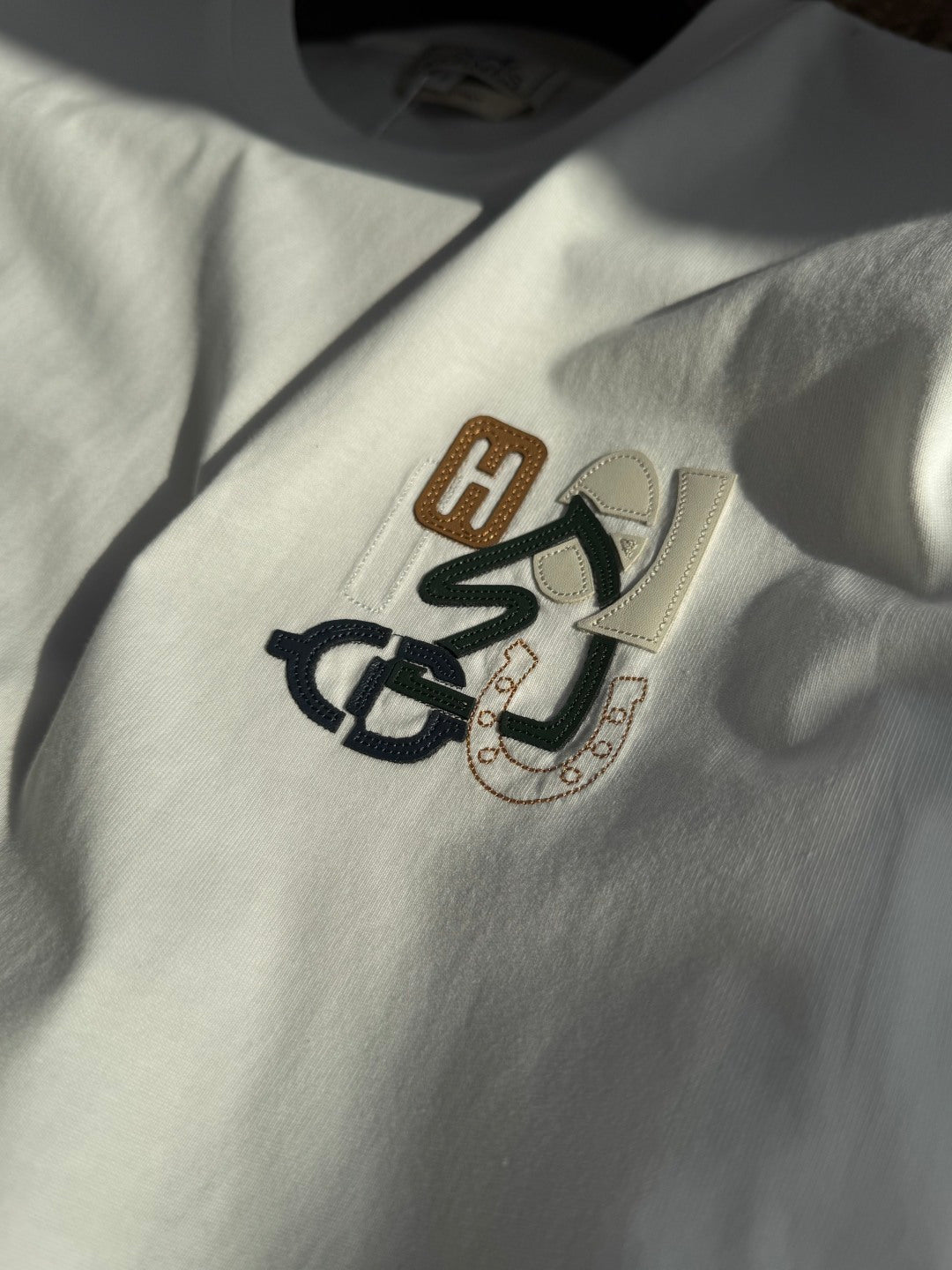 Hermès Weisses Logo-T-Shirt