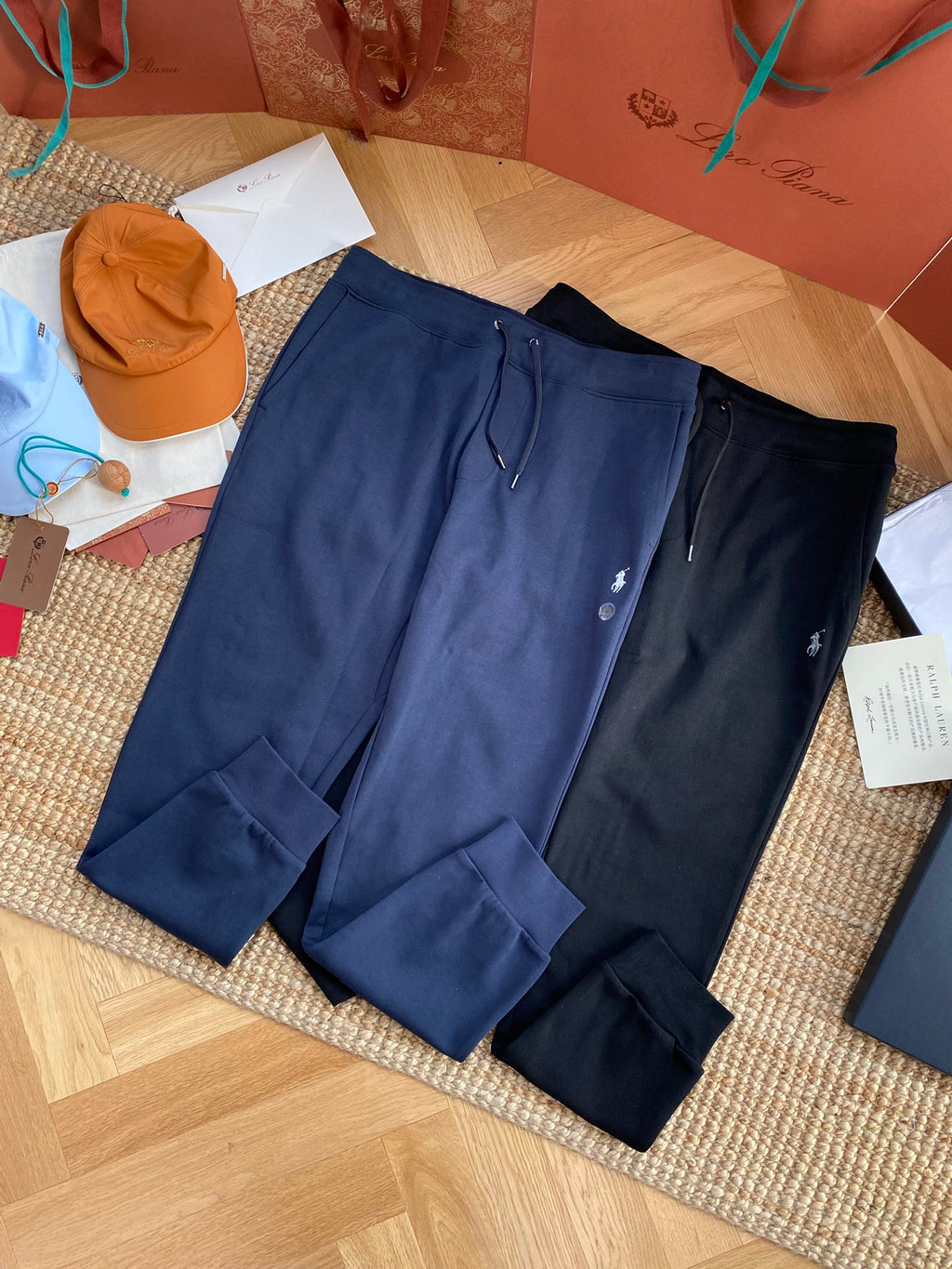 Ralph Lauren Ihre Marke Schwarze Jogginghose für Herren