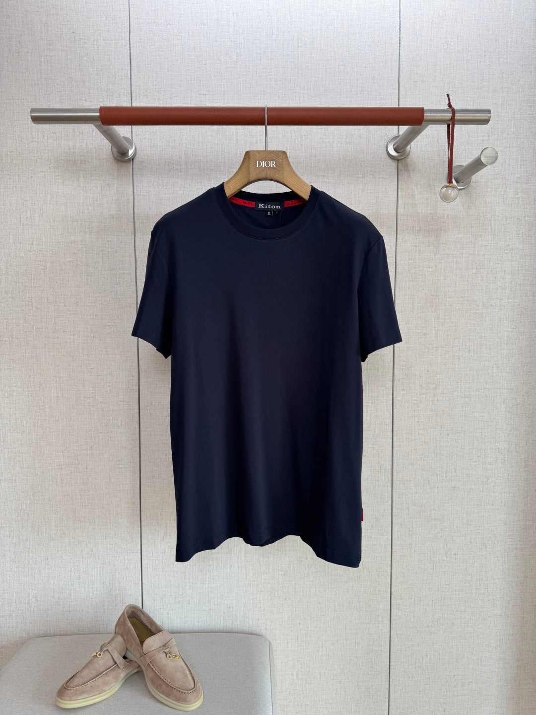 Kith Dunkelblaues T-Shirt
