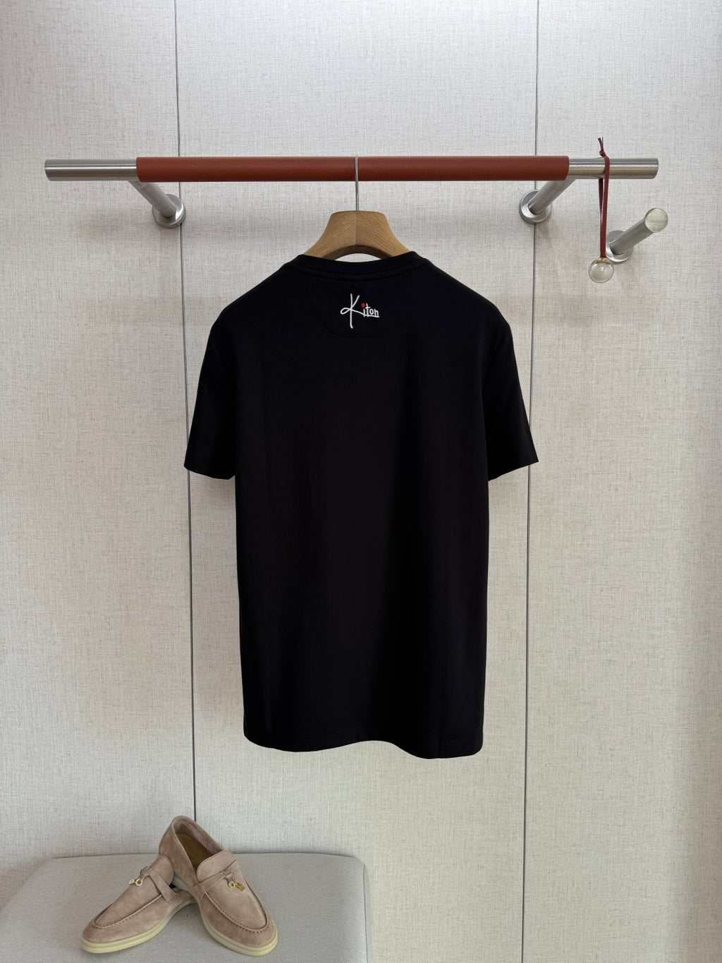 Kiton Schwarzes T-Shirt