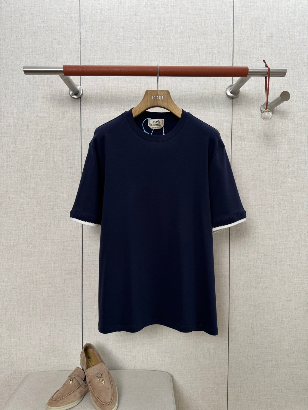Marni Dunkelblaues Herren T-Shirt