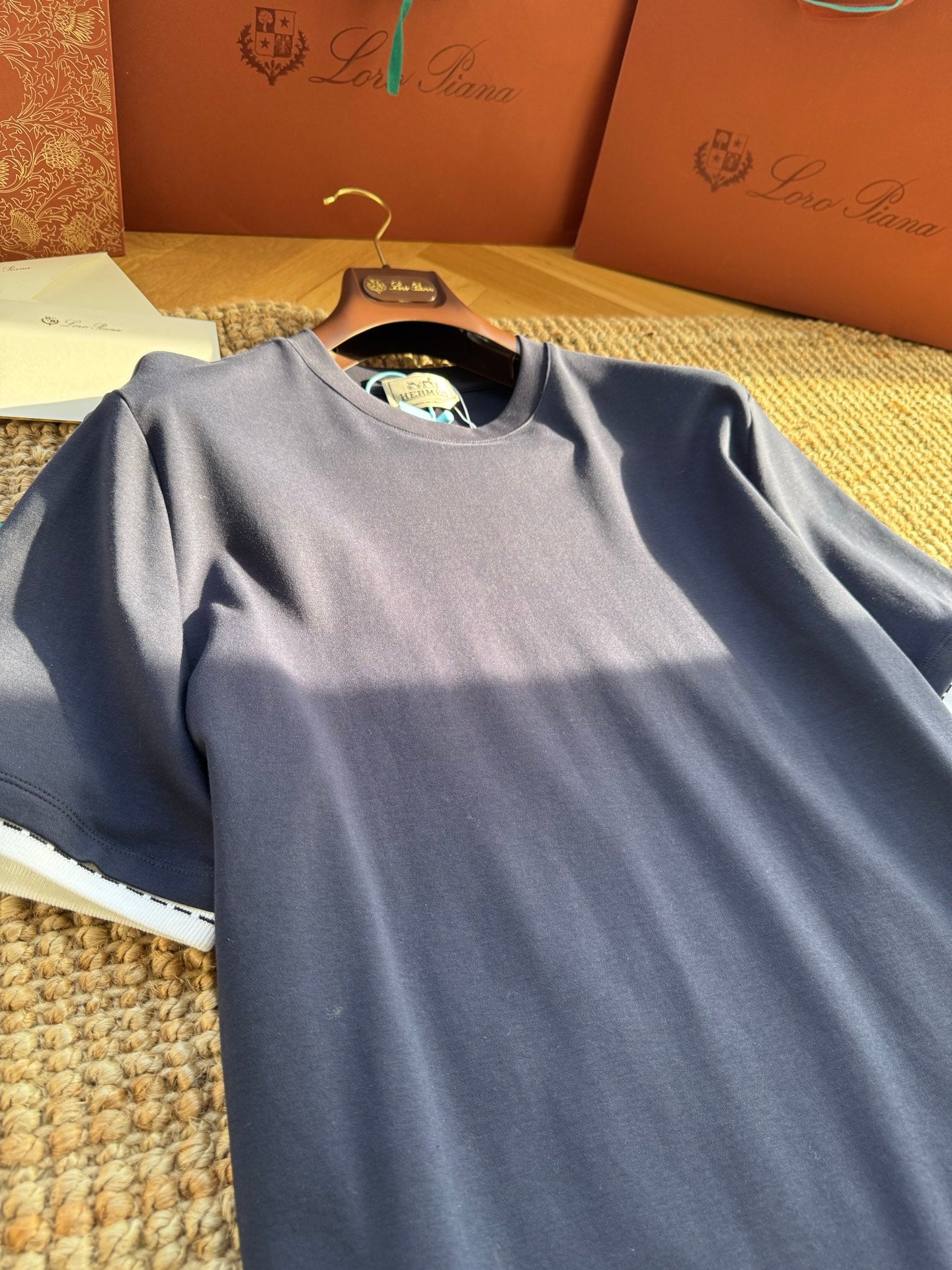 Marni Dunkelblaues Herren T-Shirt