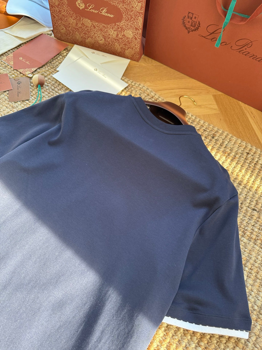 Marni Dunkelblaues Herren T-Shirt