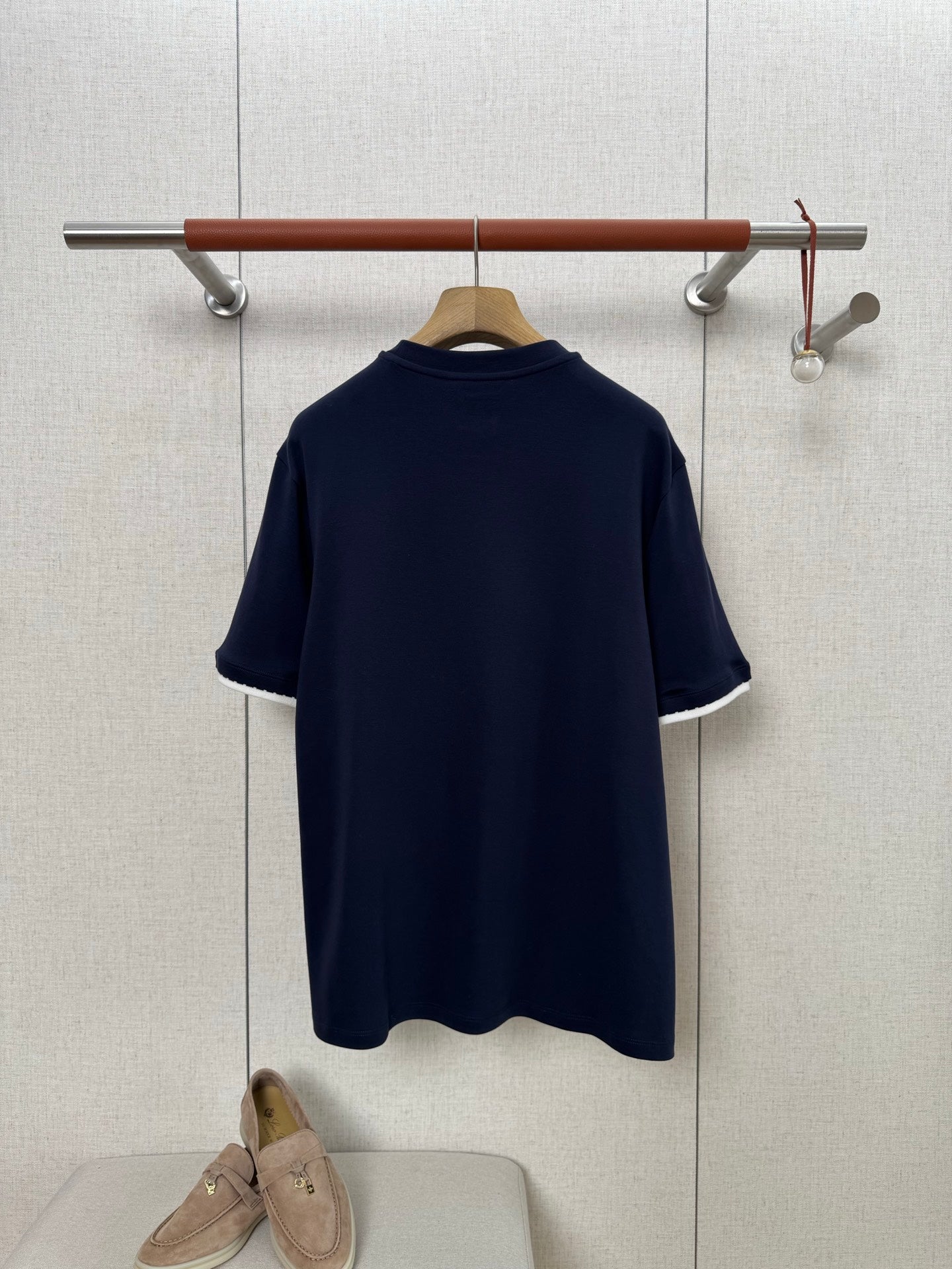 Marni Dunkelblaues Herren T-Shirt