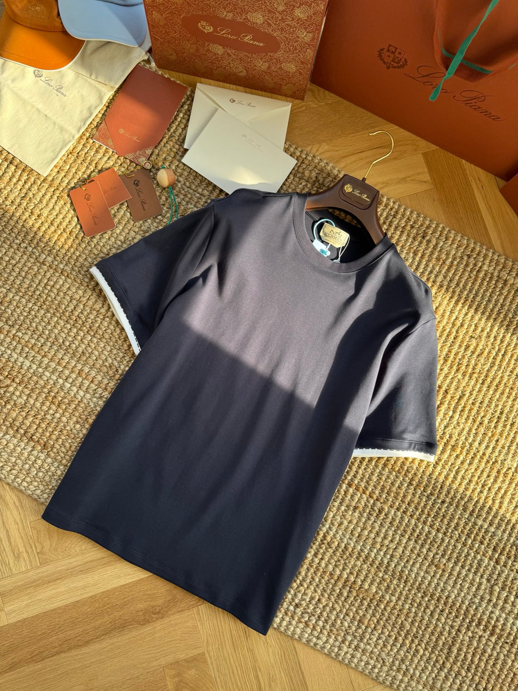 Marni Dunkelblaues Herren T-Shirt