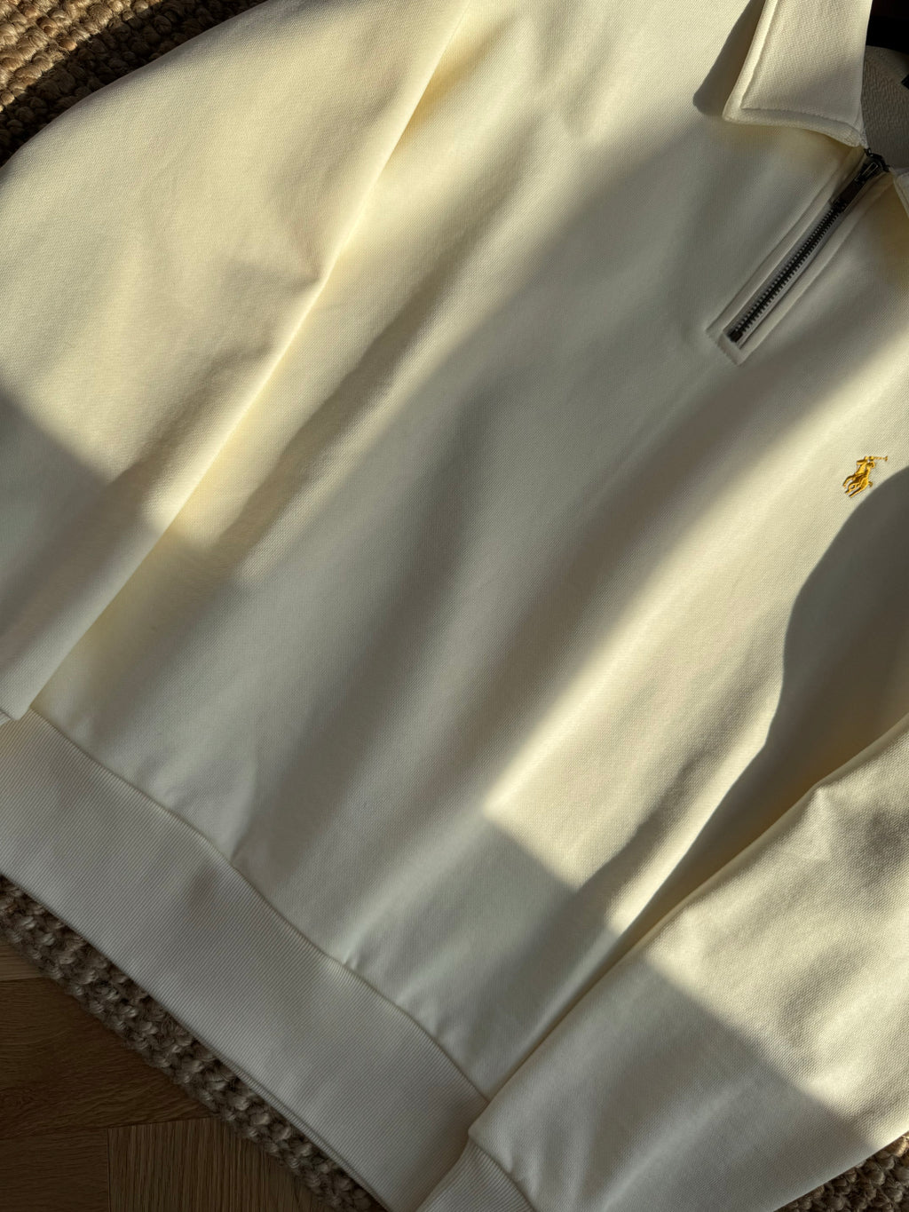 Polo Ralph Lauren Cremefarbener Half Zip Pullover