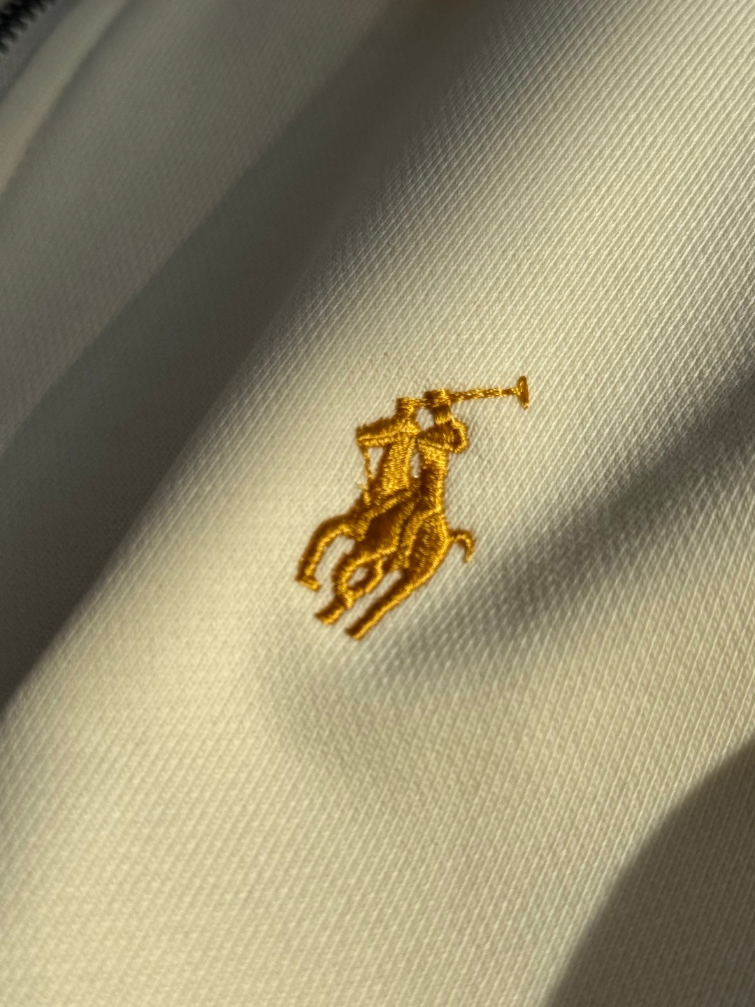 Polo Ralph Lauren Cremefarbener Half Zip Pullover