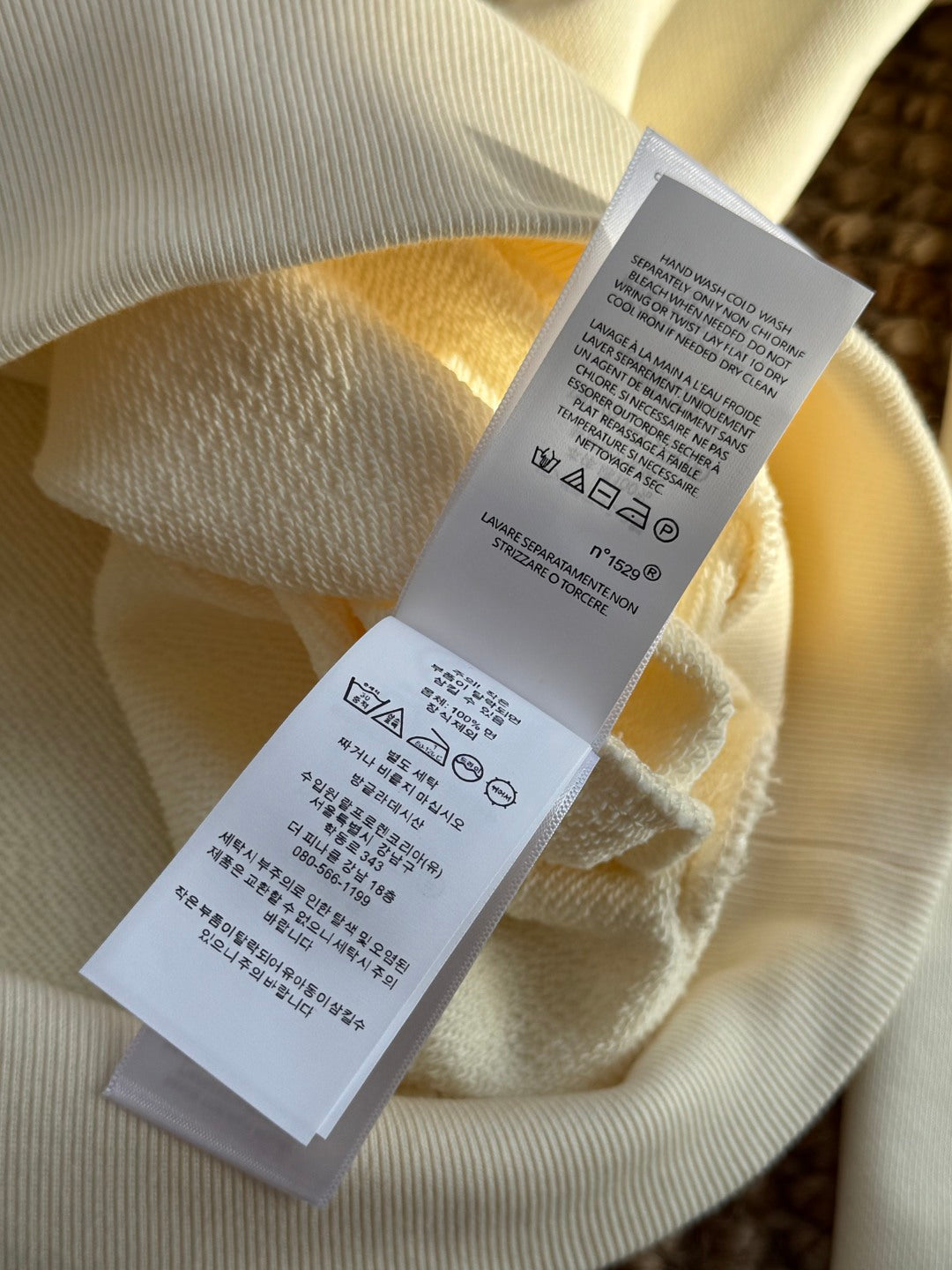 Polo Ralph Lauren Cremefarbener Half Zip Pullover