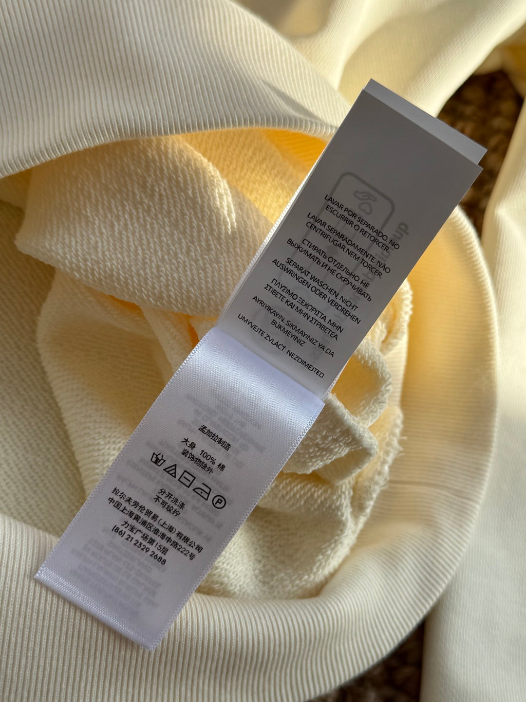 Polo Ralph Lauren Cremefarbener Half Zip Pullover