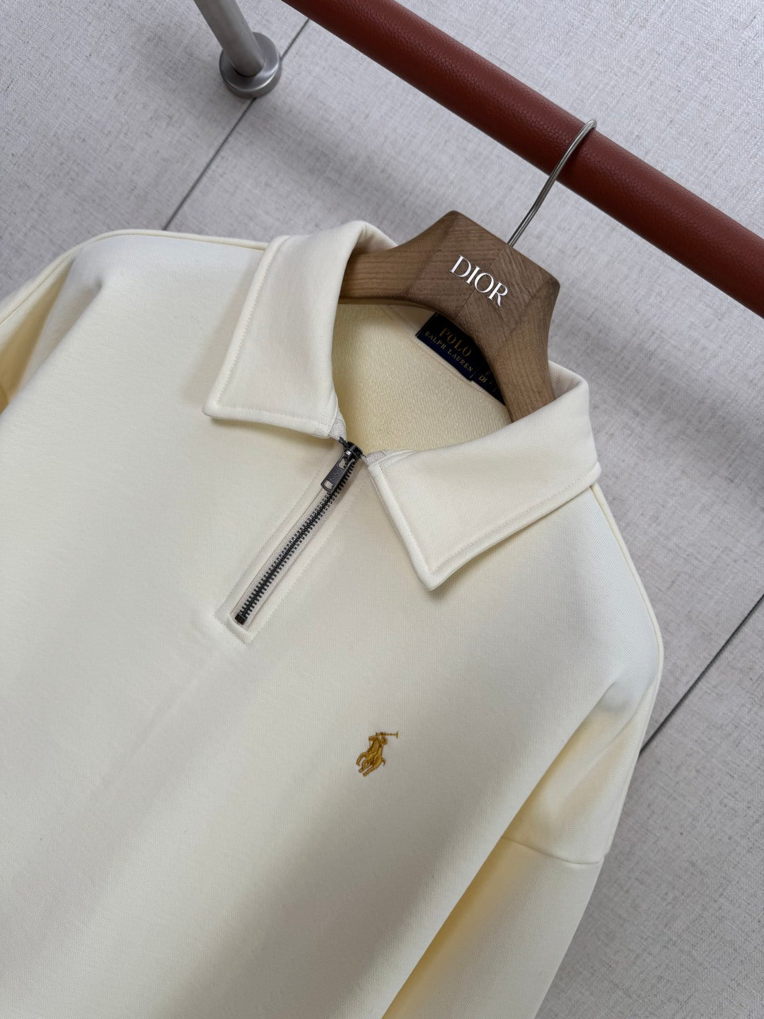 Polo Ralph Lauren Cremefarbener Half Zip Pullover