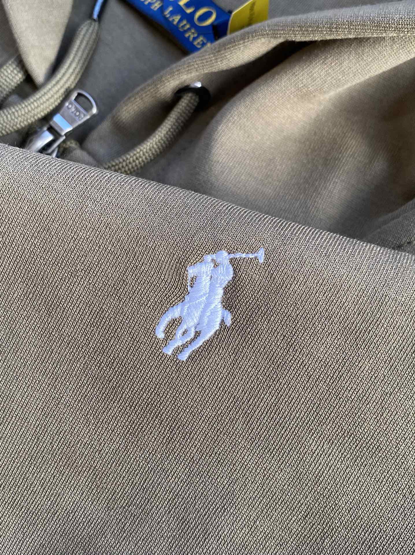 Polo Ralph Lauren Hellblaue Hoodie Jacke