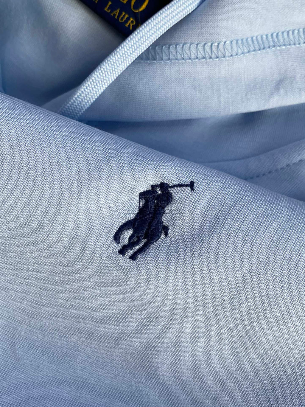 Polo Ralph Lauren Hellblaue Hoodie Jacke