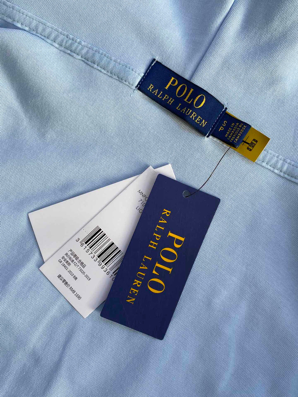 Polo Ralph Lauren Hellblaue Hoodie Jacke