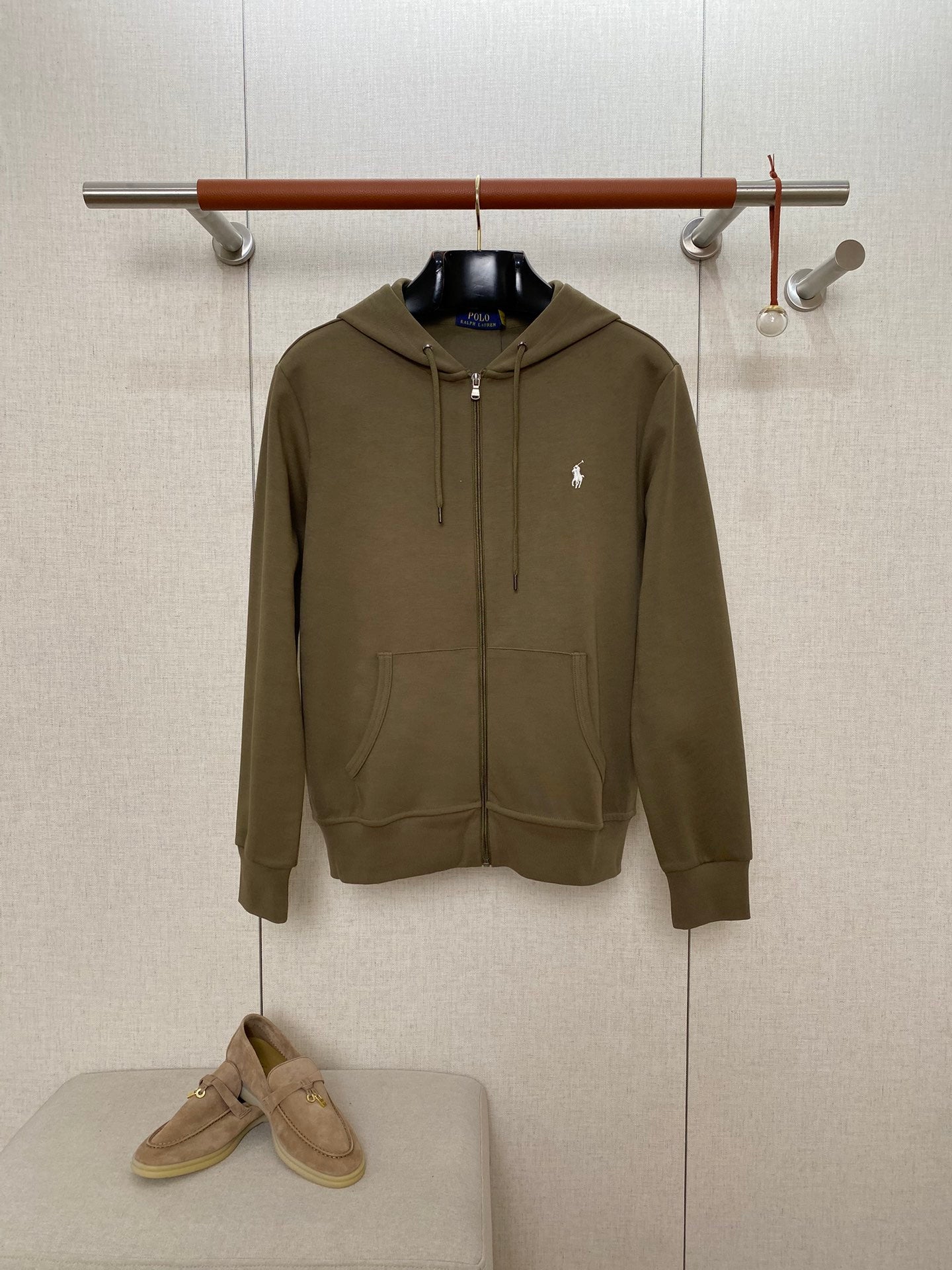 Polo Ralph Lauren Hellblaue Hoodie Jacke