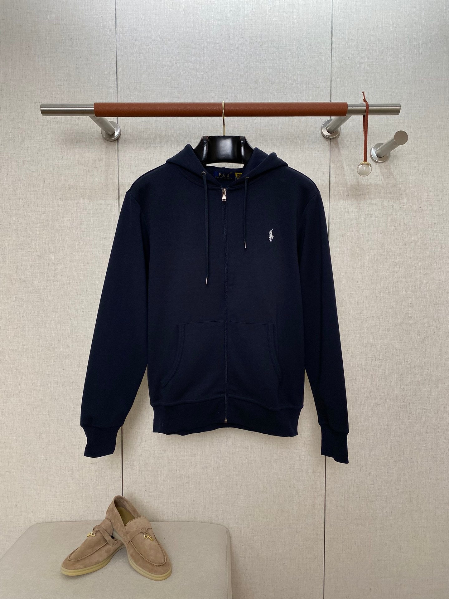 Polo Ralph Lauren Hellblaue Hoodie Jacke