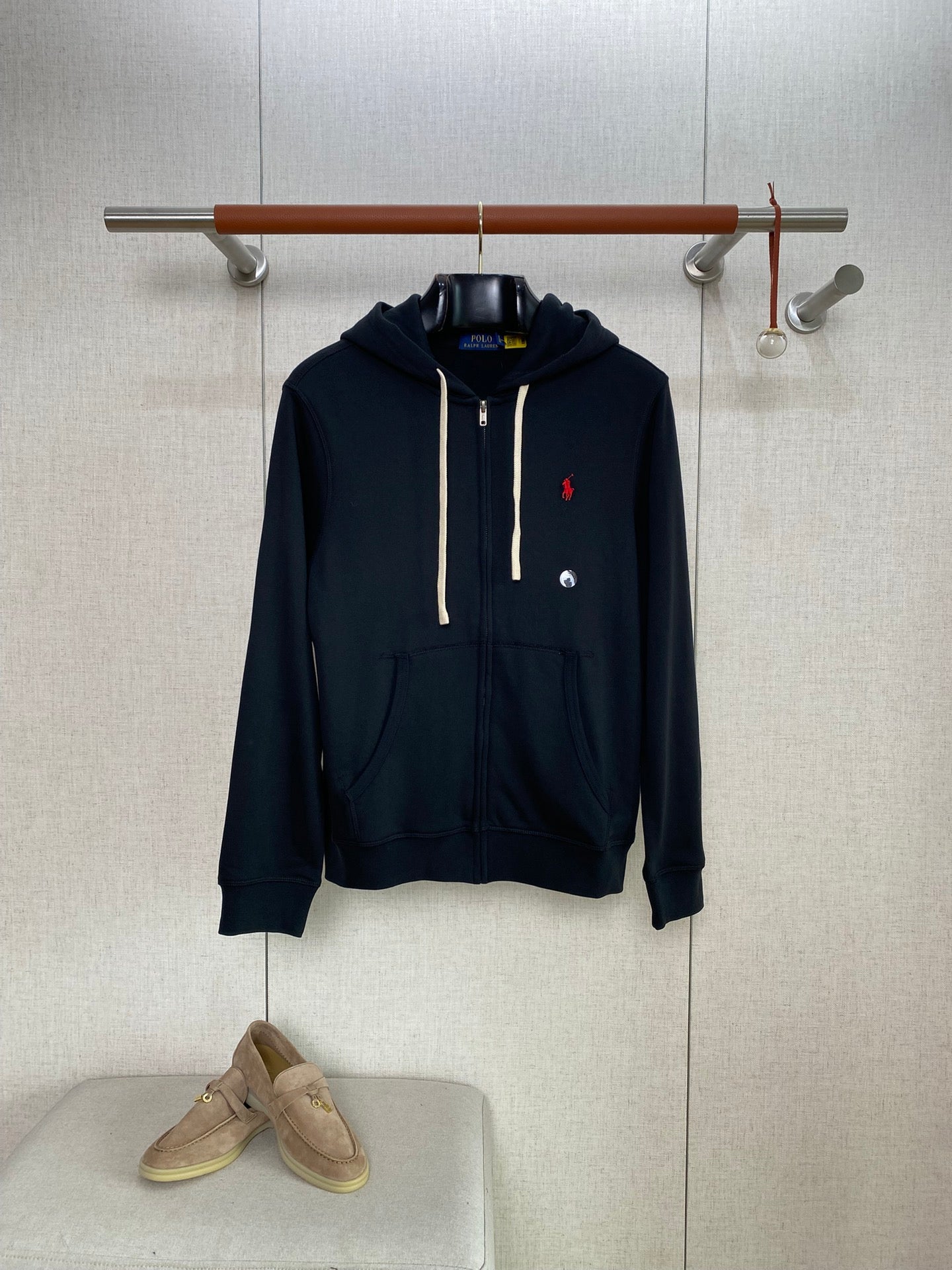 Polo Ralph Lauren Schwarze Hoodie Jacke