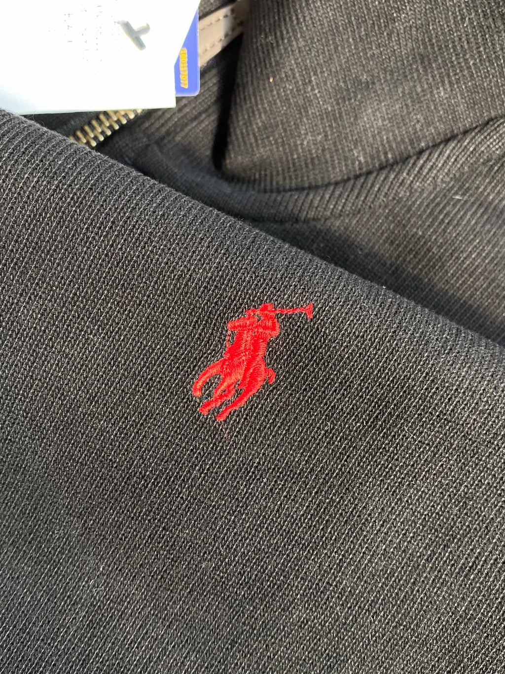 Polo Ralph Lauren Schwarzer Half Zip Pullover