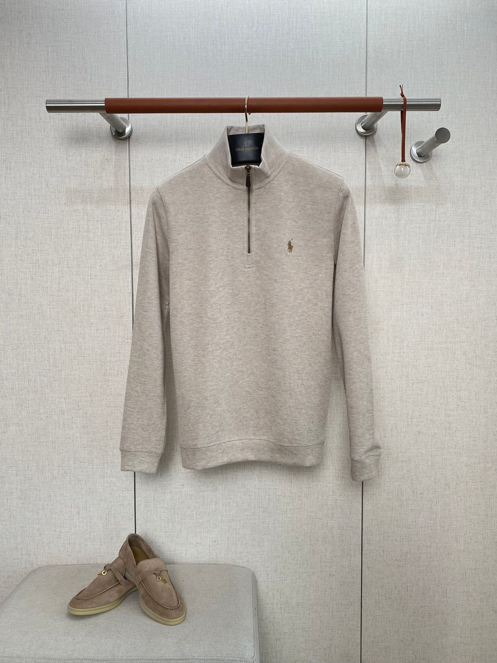 Polo Ralph Lauren Schwarzer Half Zip Pullover