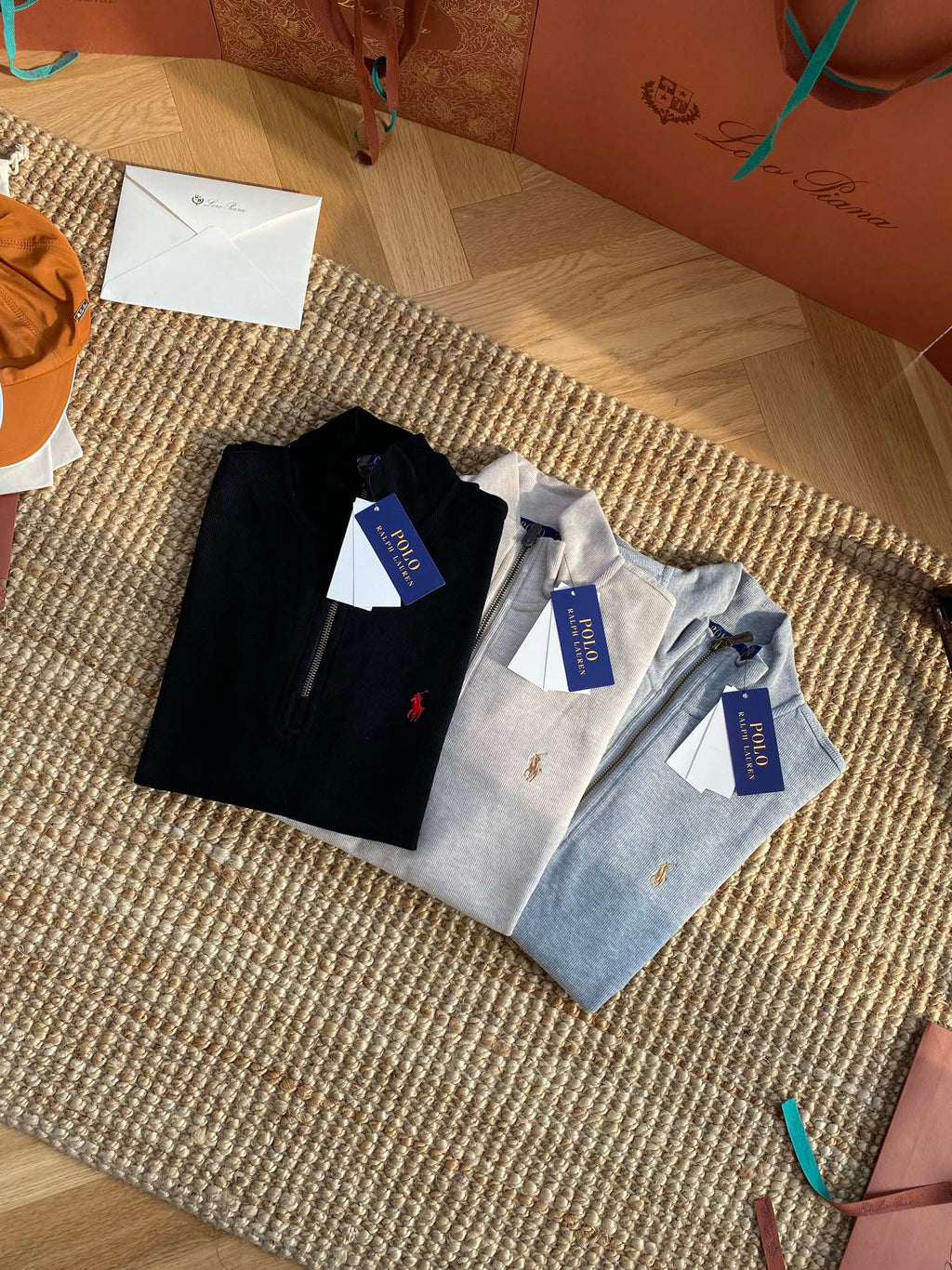 Polo Ralph Lauren Schwarzer Half Zip Pullover