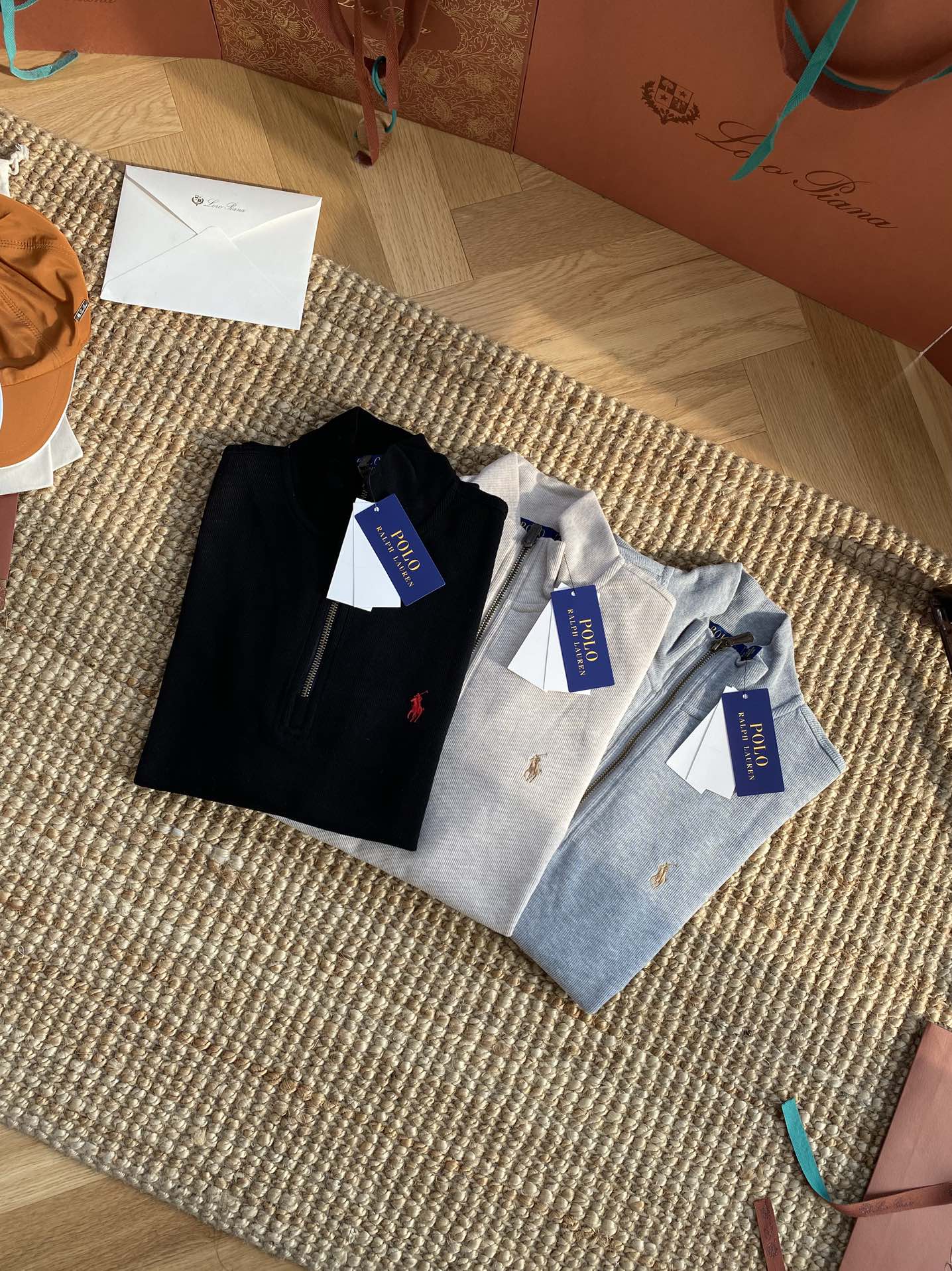 Polo Ralph Lauren Schwarzer Half Zip Pullover