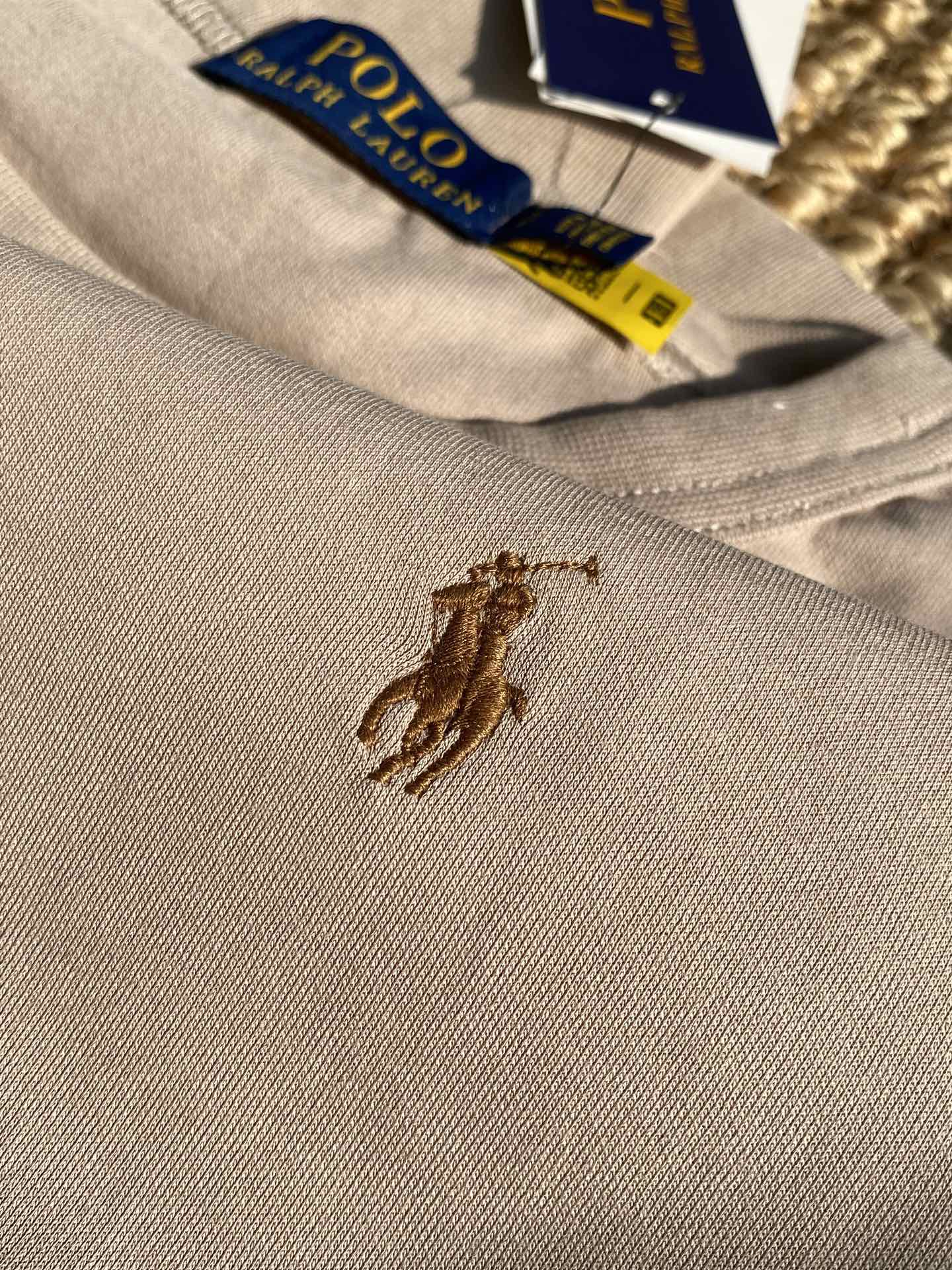 Ralph Lauren Polo Weisses Herren-Sweatshirt mit Rundhalsausschnitt