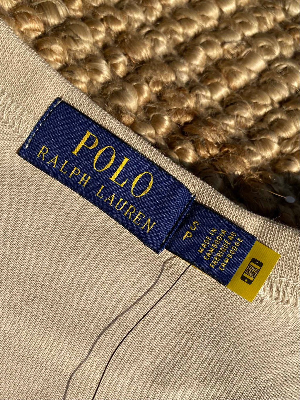 Ralph Lauren Polo Weisses Herren-Sweatshirt mit Rundhalsausschnitt