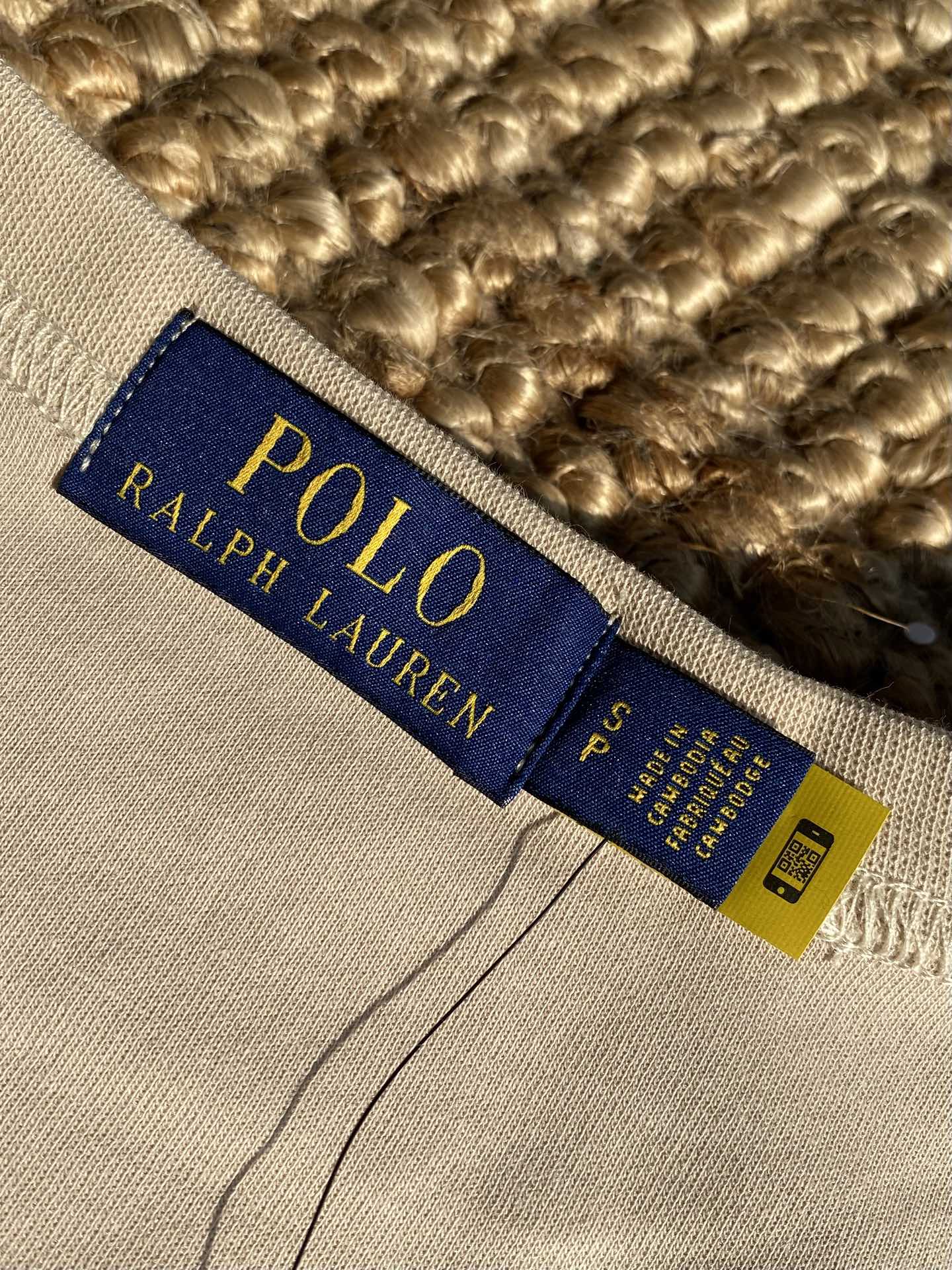 Ralph Lauren Polo Weisses Herren-Sweatshirt mit Rundhalsausschnitt