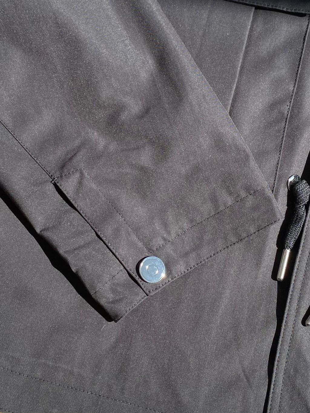 Schwarze Utility-Jacke