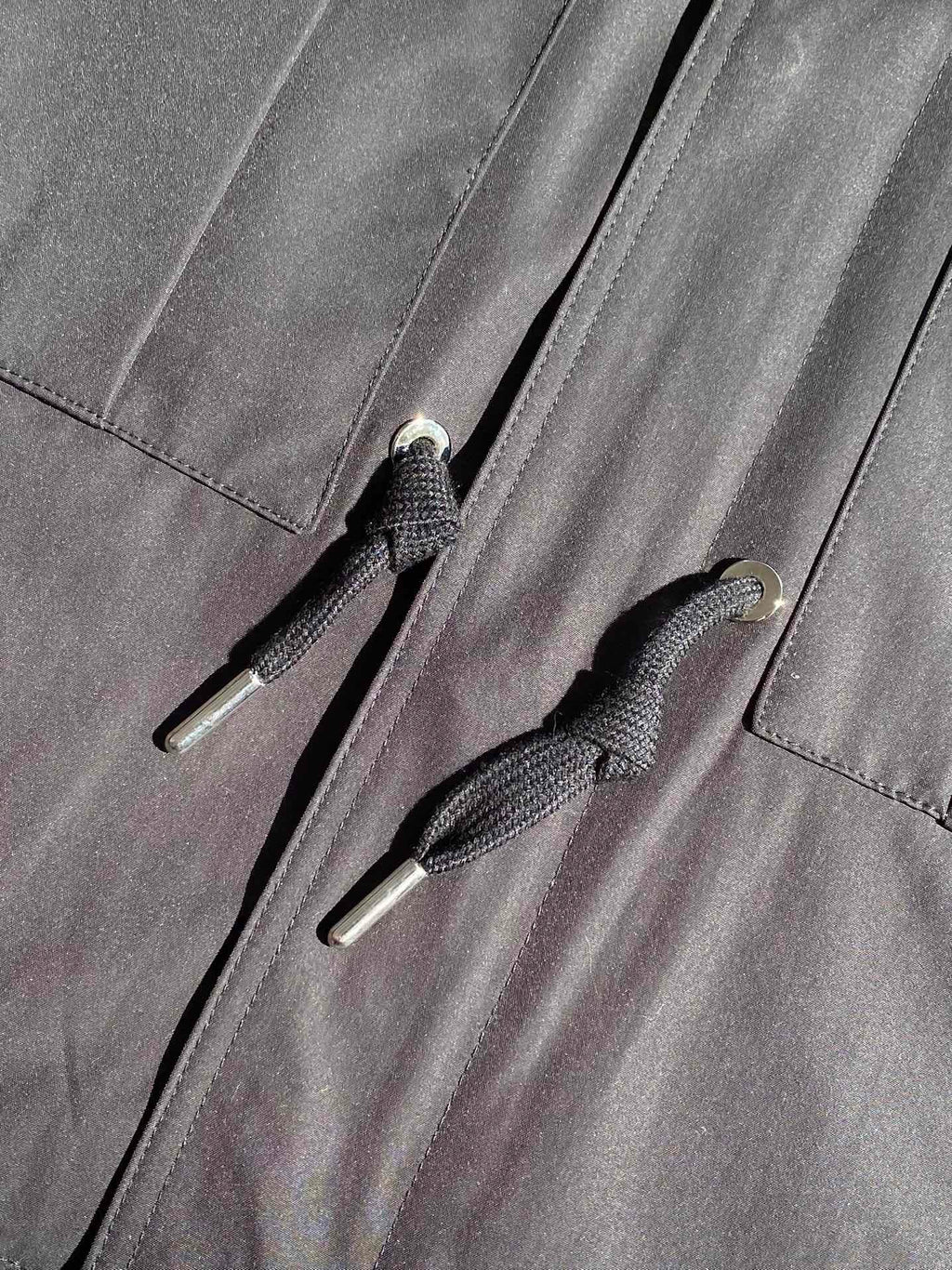 Schwarze Utility-Jacke