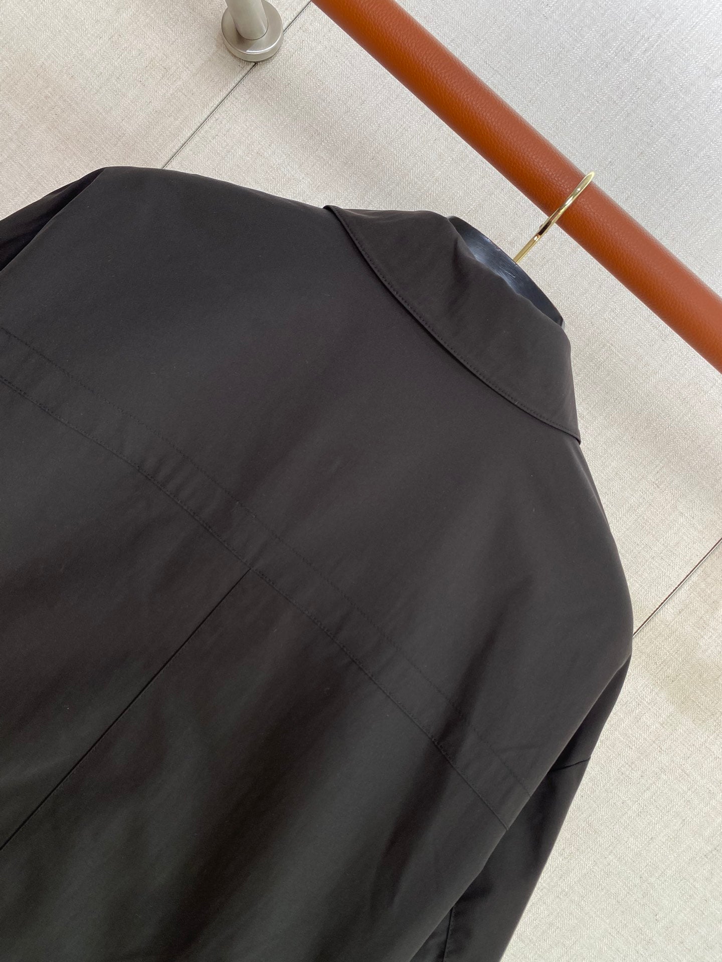 Schwarze Utility-Jacke