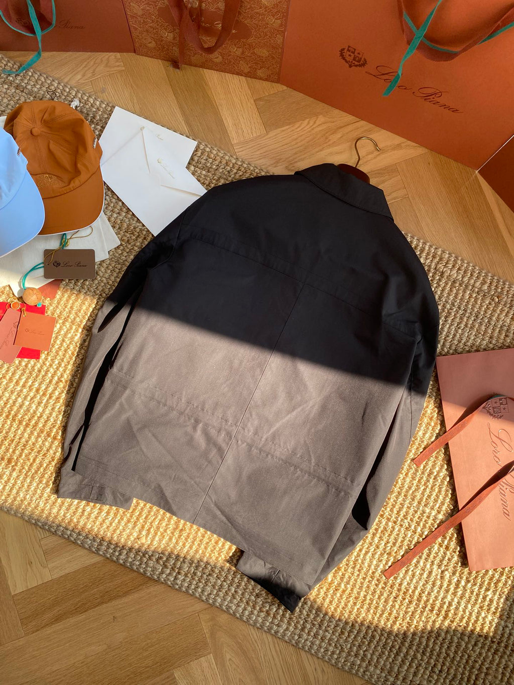 Schwarze Utility-Jacke