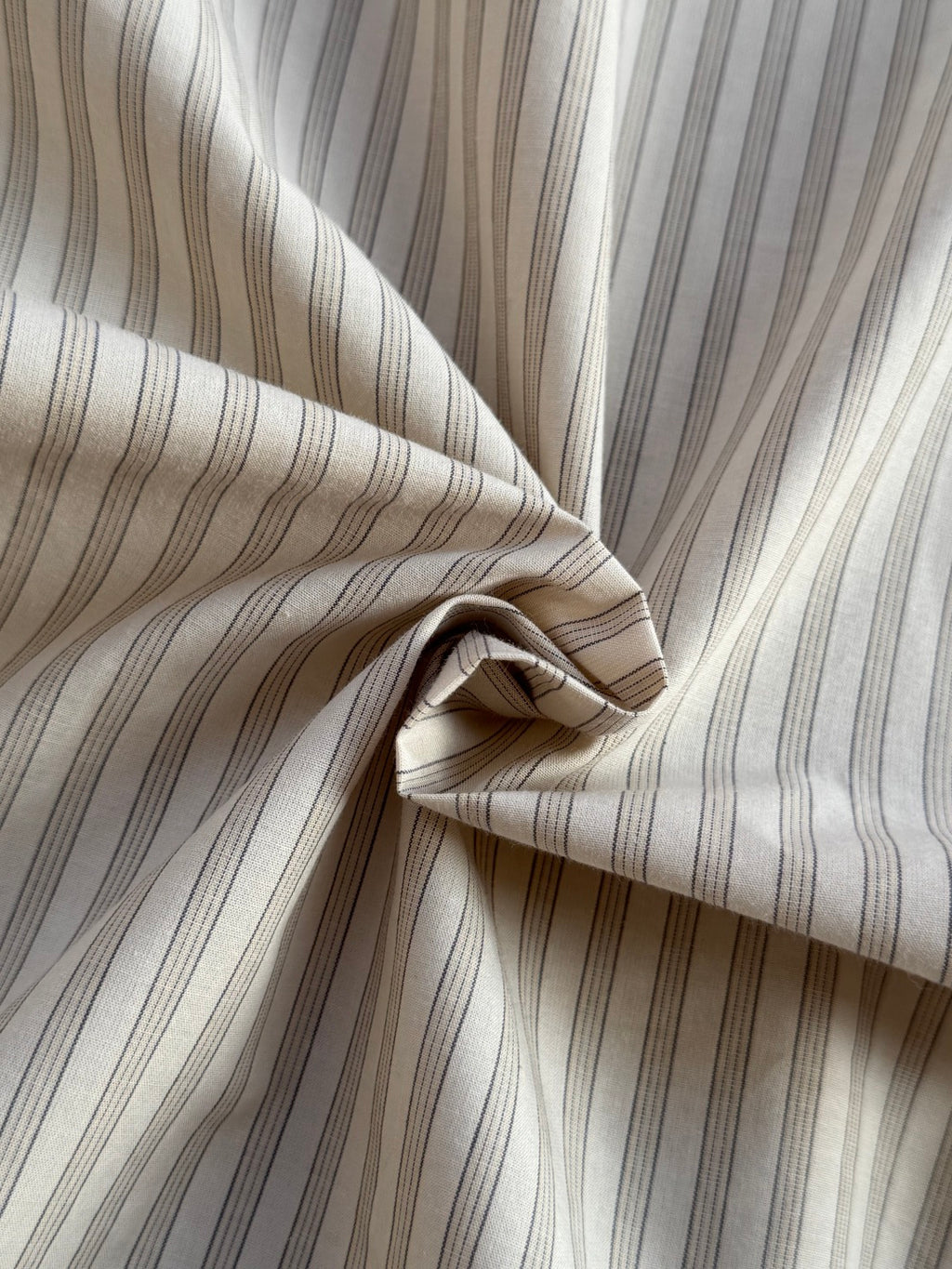 THE ROW Dior Beiges Gestreiftes Hemd Elegante Linien & Zeitloser Chic