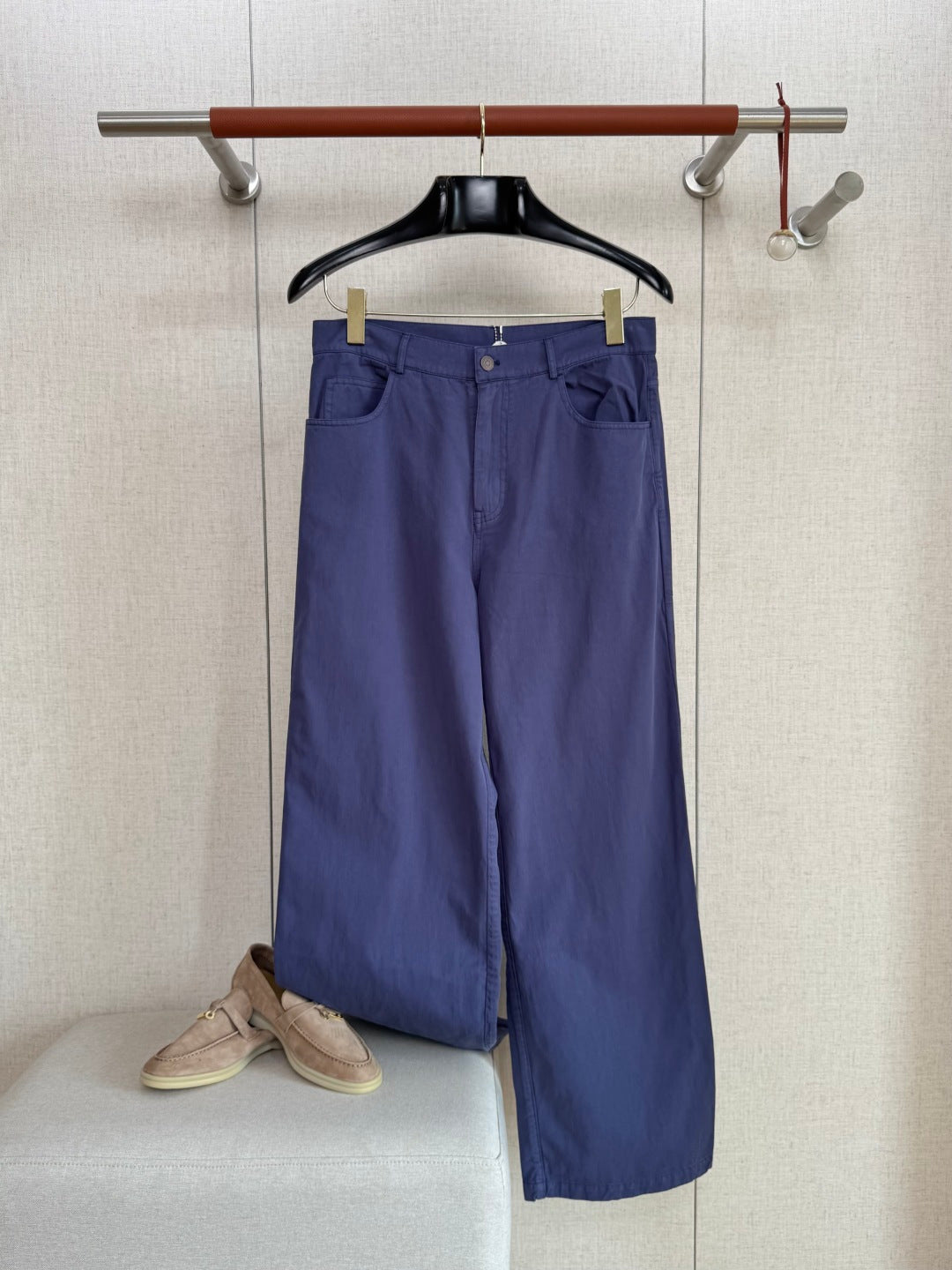 THE ROW Marineblaue Hose Eleganter Minimalismus & Moderner Komfort