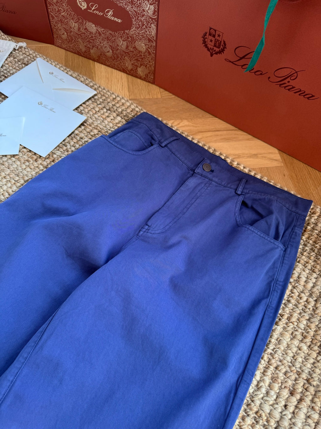 THE ROW Marineblaue Hose Eleganter Minimalismus & Moderner Komfort
