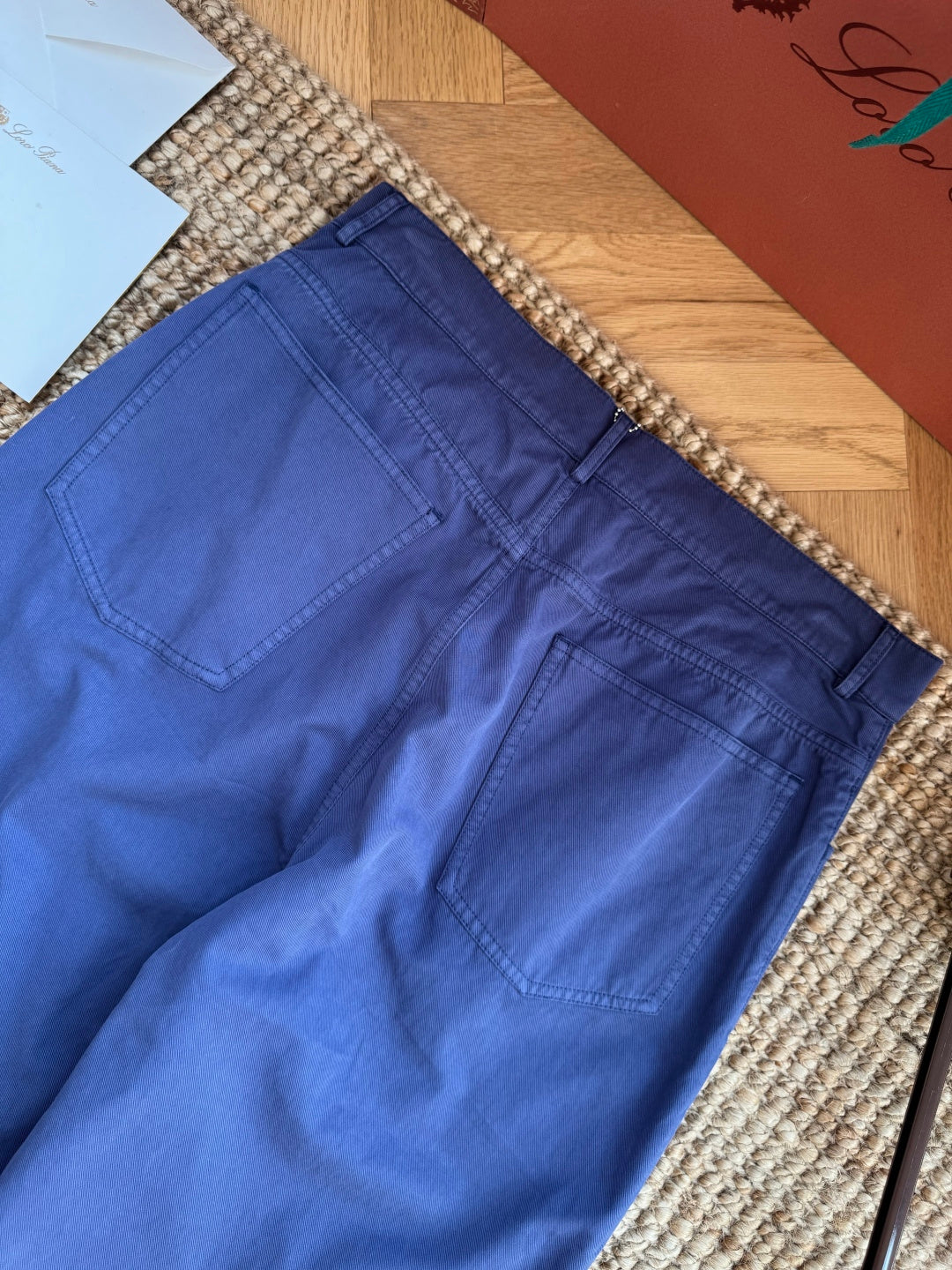 THE ROW Marineblaue Hose Eleganter Minimalismus & Moderner Komfort